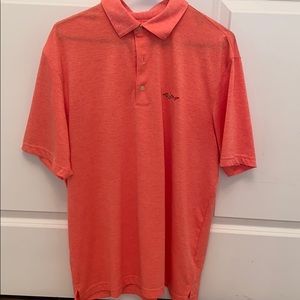 Greg Norman Coral Polo, Size Large